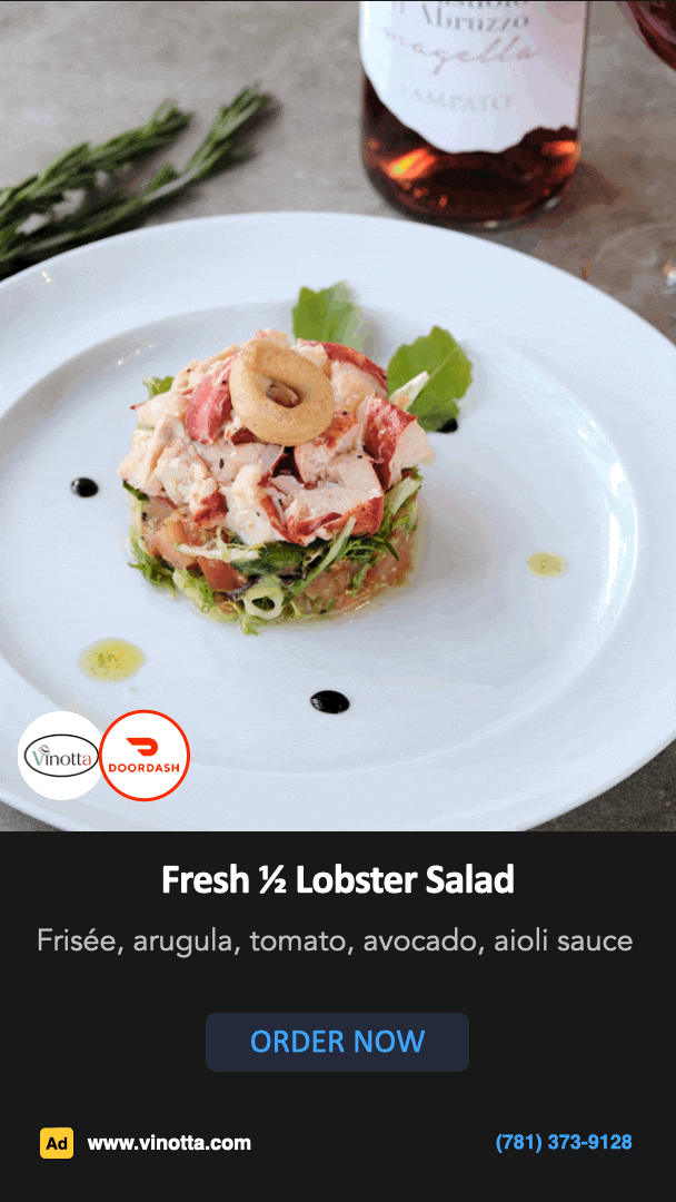 Vinotta fresh lobster salad Mock Ups For E-Commerce